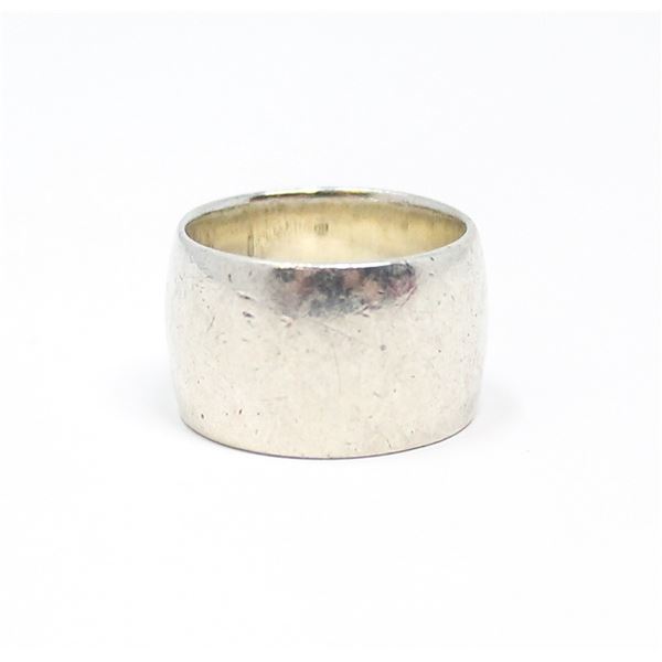 VINTAGE .925 SILVER MARKED RING, 10.5g, SIZE 6.5