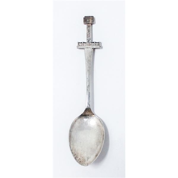 VINTAGE .925 SILVER MARKED ALASKA SPOON, 10.5g