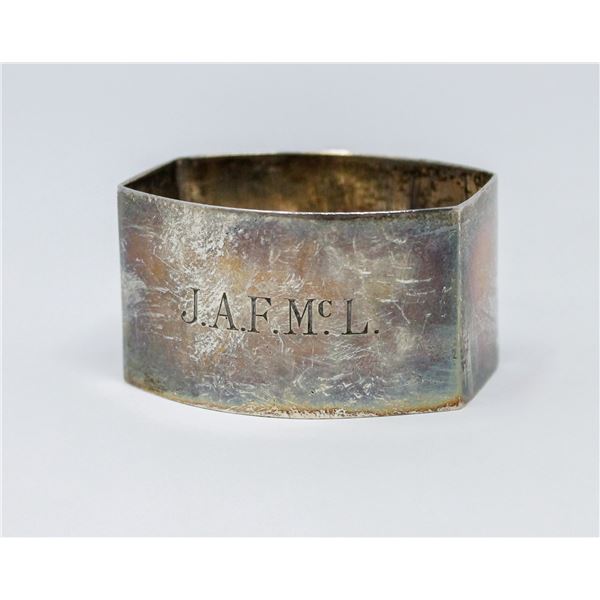 VINTAGE .925 SILVER HALLMARKED NAPKIN RING, 33.0g