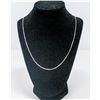 Image 1 : .925 SILVER STAMPED BOX NECKLACE/CHAIN, 5.4g