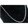 Image 2 : .925 SILVER STAMPED BOX NECKLACE/CHAIN, 5.4g