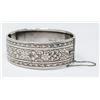 Image 2 : VINTAGE .925 SILVER STAMPED BRACELET, 31.8g