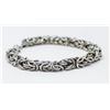 Image 1 : .925 SILVER STAMPED CHAIN BRACLET, 14.8g