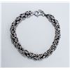 Image 2 : .925 SILVER STAMPED CHAIN BRACLET, 14.8g