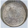 Image 1 : 1862 SILVER BRITISH INDIA 1/4 RUPEE COIN