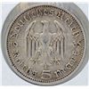 Image 1 : 1935 SILVER WWII NAZI GERMANY 5 REICHSMARK COIN