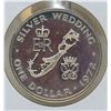 Image 1 : 1972 SILVER BERMUDA $1 DOLLAR COIN, BU