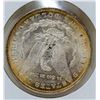 Image 2 : 1898 SILVER USA MORGAN $1 DOLLAR COIN, HIGH GRADE