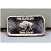 Image 2 : 1 GRAM FINE SILVER BUFFALO BULLION BAR