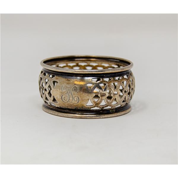 VINTAGE BIRKS .925 STAMPED NAPKIN RING HOLDER,