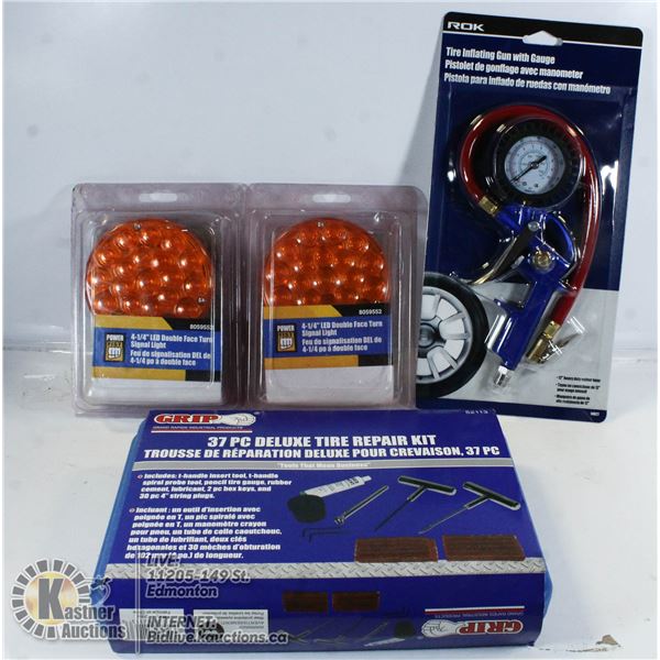 NEW ITEMS 37 PC DELUXE TIRE REPAIR