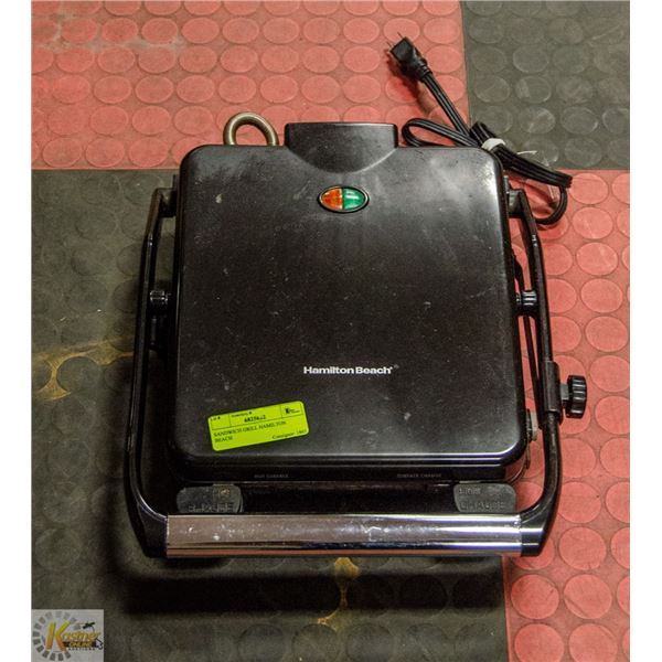 SANDWICH GRILL HAMILTON BEACH