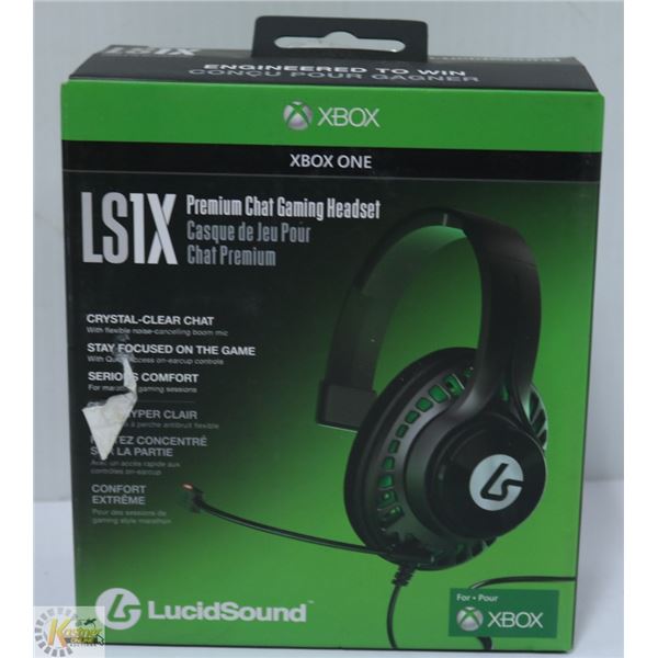 LUCID SOUND XBOX ONE CHAT HEADSET LS1X