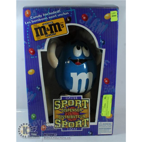 NEW IN BOX M&M'S BASKETBALL PLAYER