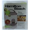 Image 1 : NEW 8CUP HAMILTON BEACH RICE COOKER