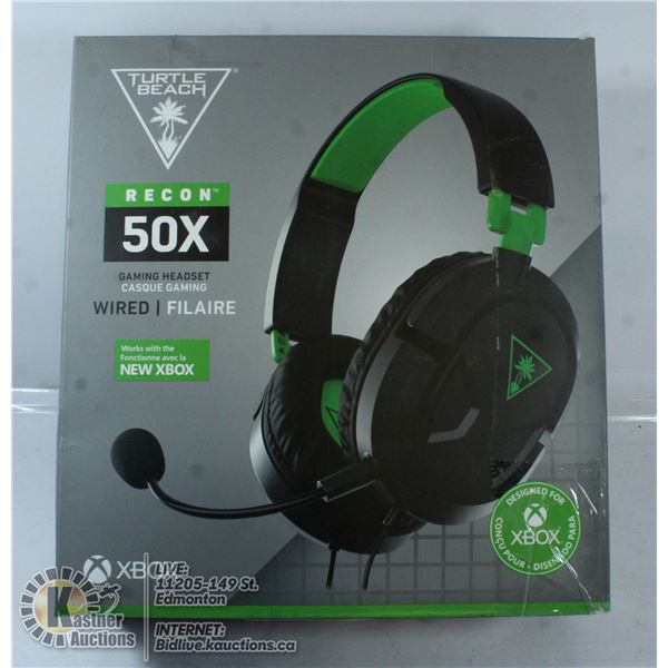 TRUTLE BEACH RECON 50X XBOX GAMING HEADSET