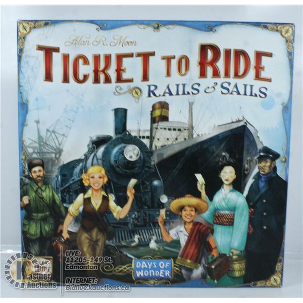 TICKET TO RIDE RAILS & SALE BOARD GAME