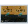 Image 1 : LOT OF TWO 4 PACK SILICONE FOOD BAG