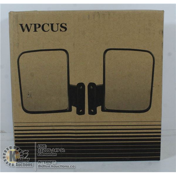 WPCUS GOLF CART SIDE MIRRORS (SET OF 2)