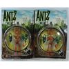 Image 1 : 2 VINTAGE SEALED ANTZ PVC ACTION FIGURES