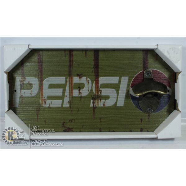 NEW REPLICA VINTAGE PEPSI WALL BOTTLE OPENER