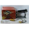 Image 1 : VINTAGE SOLID STAINLESS STEEL PASTA MAKER