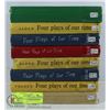 Image 1 : LOT OF 8 FOUR PLAYS OF OUR TIME BOOKS 1972