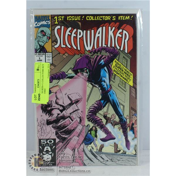 SLEEPWALKER # 1 COLLECTORS KEY ISSUE COMIC
