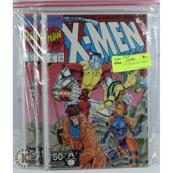 6 X X-MEN # 1 COLLECTOR COMICS