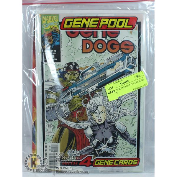 3 X FACTORY SEALED COLLECTORS COMICS