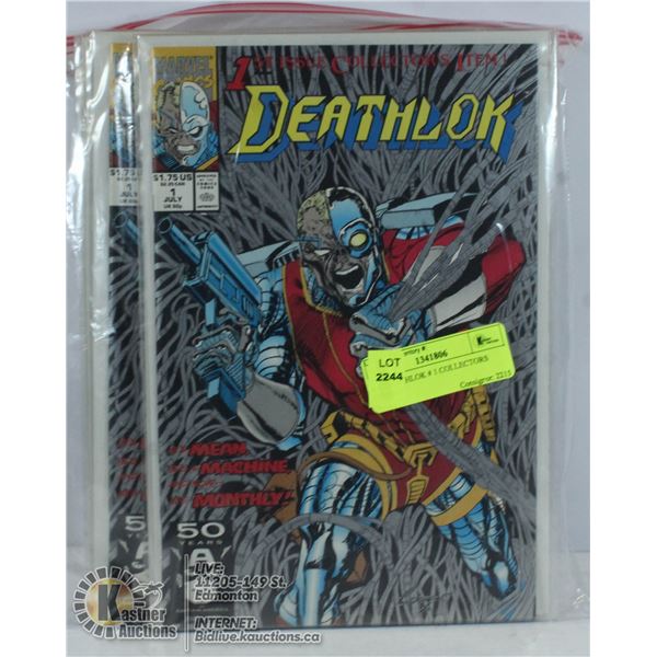 6 X DEATHLOK # 1 COLLECTORS COMICS