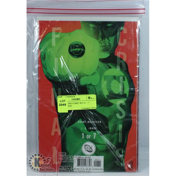 FINAL CRISIS COMIC SET #1 - 7 COLLECTION