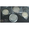 Image 1 : A LOT OF 4 SILVER COINS