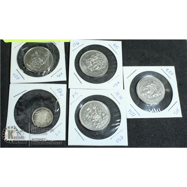 LOT OF ASSORTED COINS