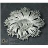 Image 1 : 1970S LARGE SILVER SWIRL BROOCH