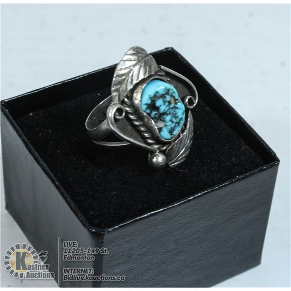 ANTIQUE EUROPEAN RING FROM 1875 .925 STERLING