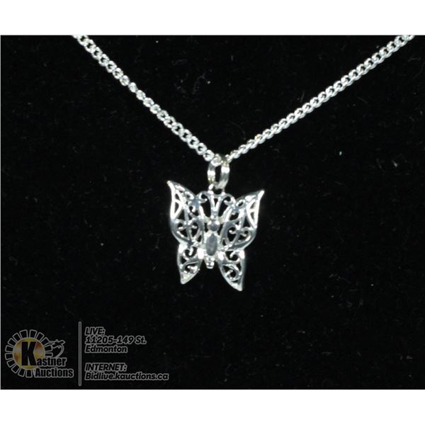 925 STERLING SILVER BUTTERFLY NECKLACE