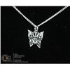 Image 1 : 925 STERLING SILVER BUTTERFLY NECKLACE