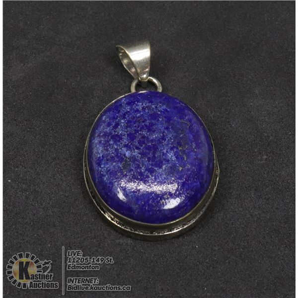 #38-NATURAL LAPIZ PENDANT