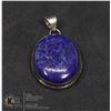 Image 1 : #38-NATURAL LAPIZ PENDANT