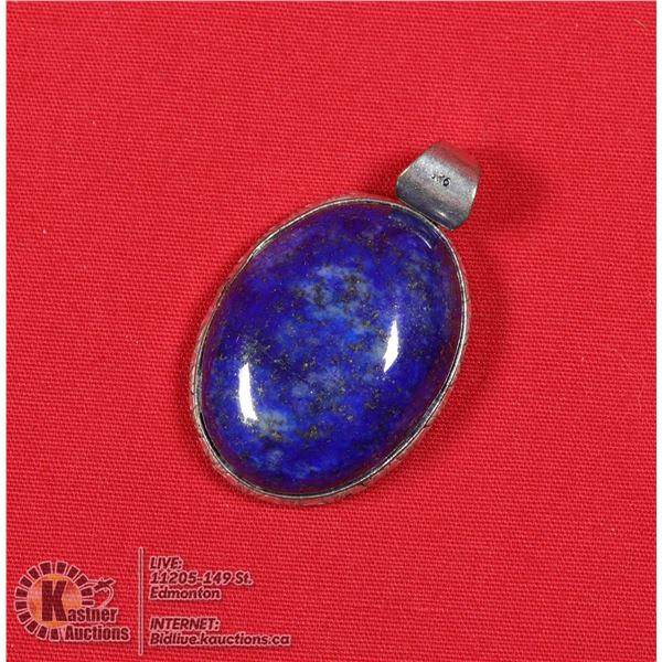 #40-NATURAL LAPIZ PENDANT