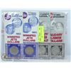 Image 1 : 4 X 1980'S NHL COINS JETS FLAMES COLLECTORS