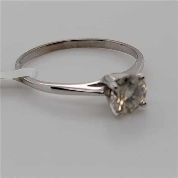 BZ337-2 10K  WHITE MOISSANITE RING