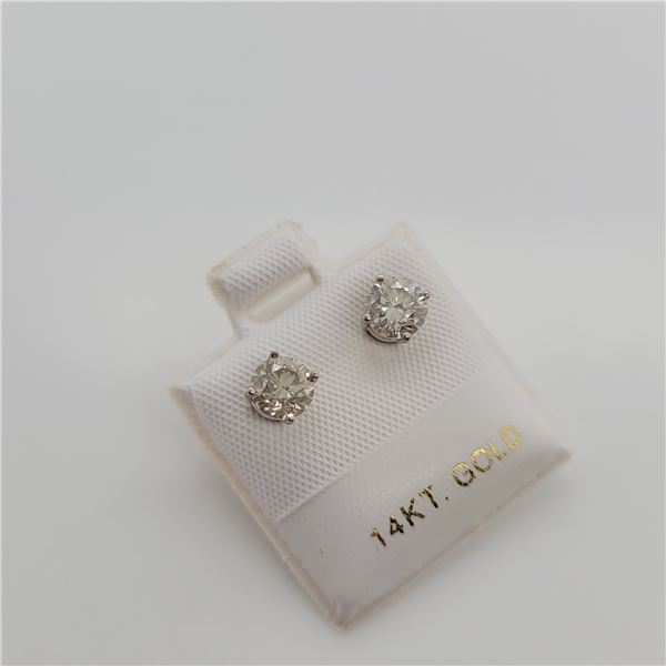 BZ337-27 14K  DIAMOND (1.02CT,SI,FANCY LIGHT YELLO