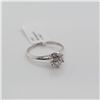 Image 1 : BZ337-28 10K  WHITE MOISSANITE RING