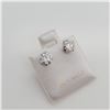 Image 1 : BZ337-29 10K  WHITE MOISSANITE EARRINGS