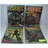 Image 1 : LOT OF 4 THE ROOK VINTAGE 1982 COMICS.