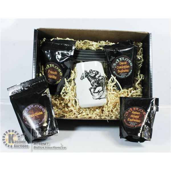 3DROSE GIFT BOX WITH 4 FLAVOURS OF GOURMET COFFEE