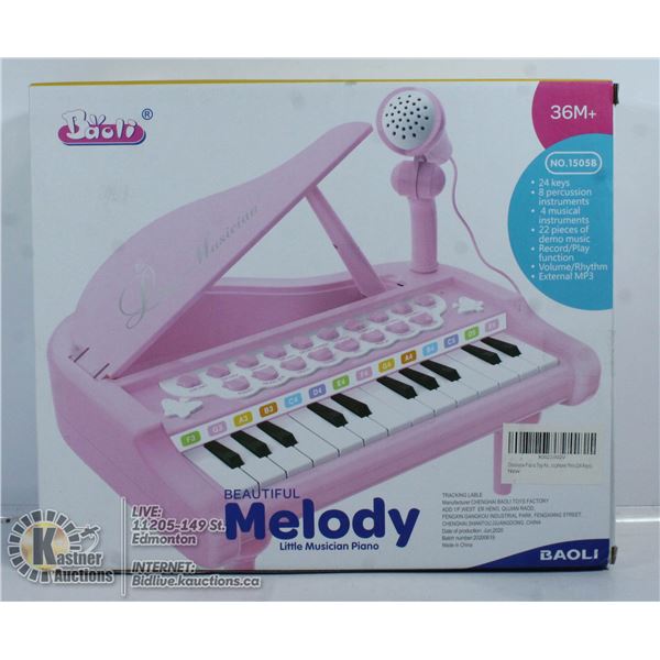 NEW BEAUTIFUL MELODY LITTLE MUSICIANS PIANO.