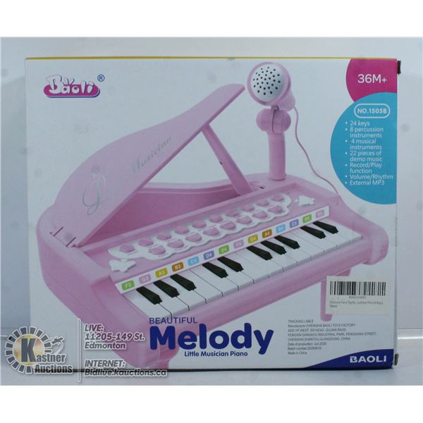 NEW BEAUTIFUL MELODY LITTLE MUSICIANS PIANO.